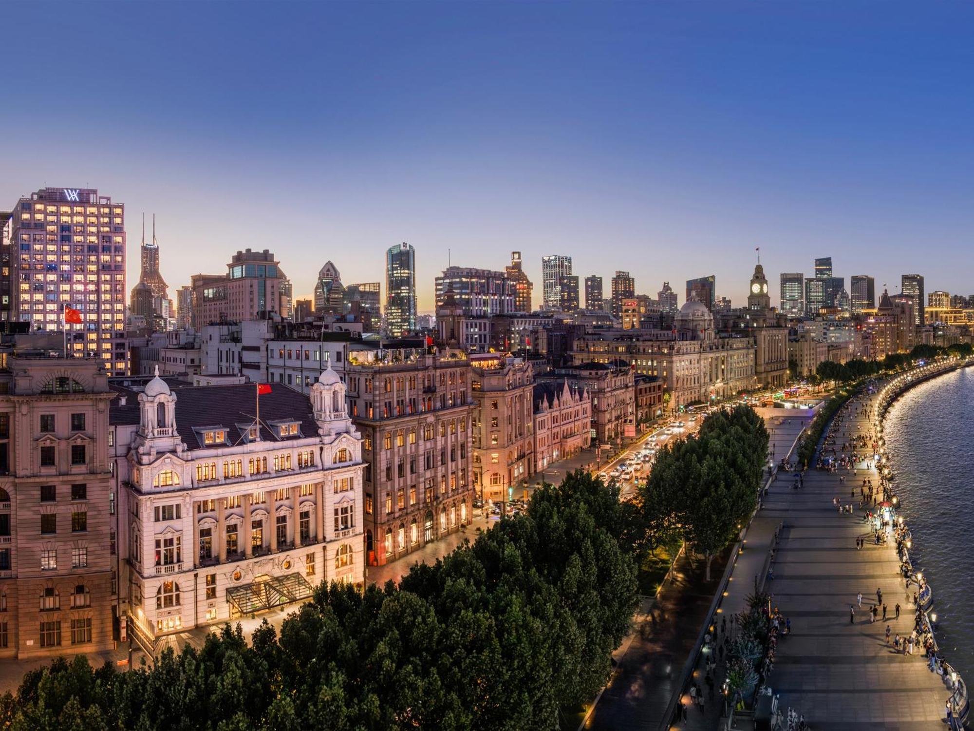 Waldorf Astoria Shanghai On The Bund Exteriör bild